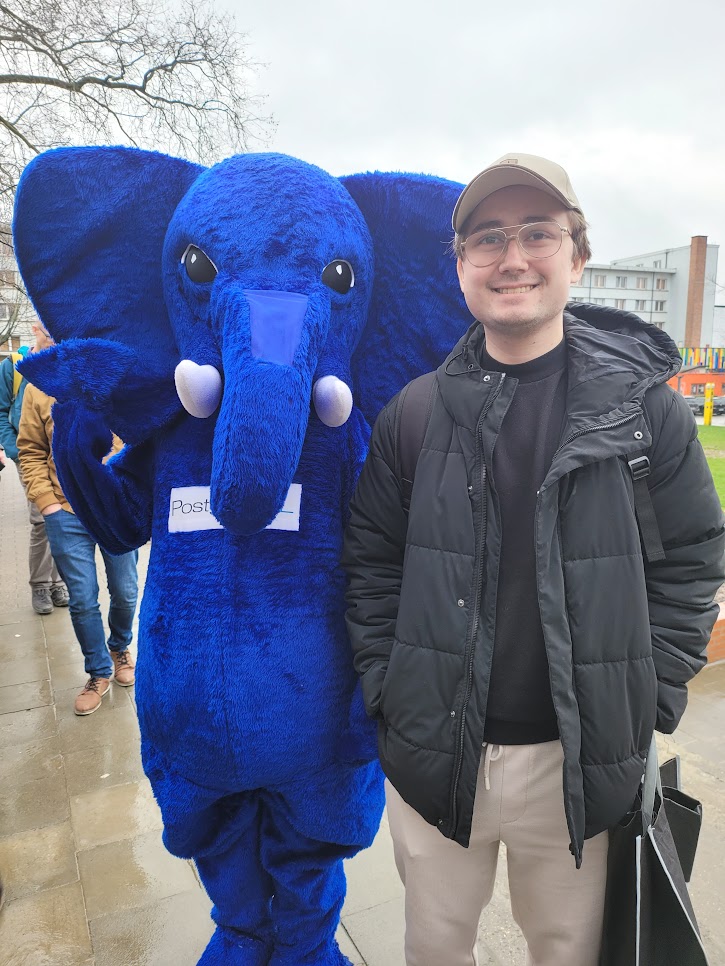 Postgresql mascot with Boris